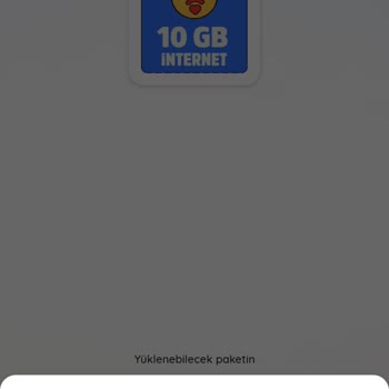 Kazandırio Uygulamasında Kazandığım 20 GB İnternet Paketi Hattıma Tanımlanamıyor