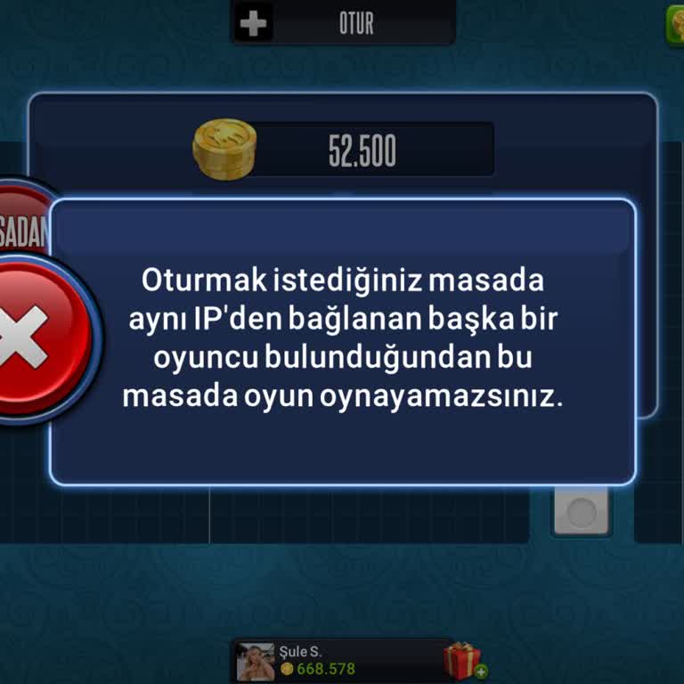 Aynı IP Algılaması Oyun Masasına Katılmamızı Engelliyor