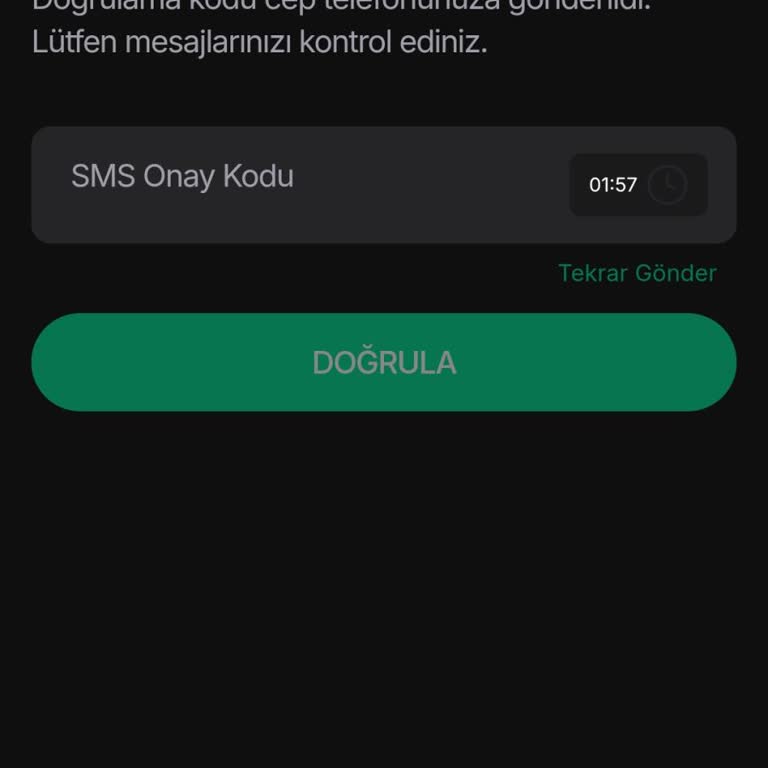 SMS Kod Gelmemesi Ve Destek Yokluğu Nedeniyle Bitay Hesabına Giriş İmkansız