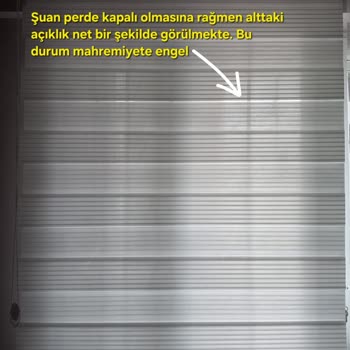 Yanlış Gönderilen Zebra Perdeler Ve Defolu Karartma Perdesi İçin Çözüm Talebi