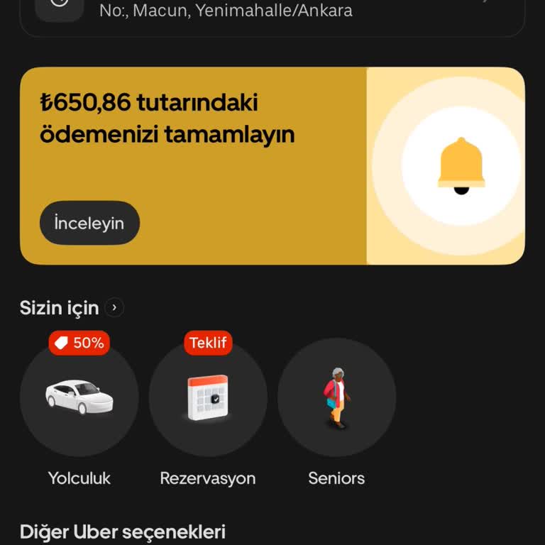 Uber'de Çift Ödeme Talepleri Ve İptal Talebi