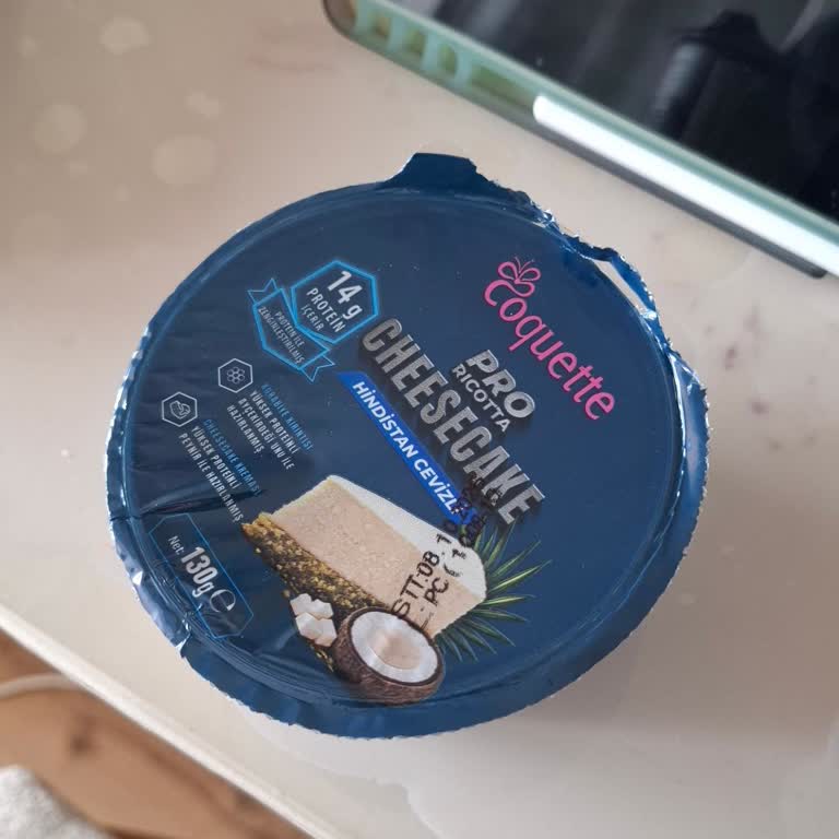 Coquette Pro Hindistan Cevizli Ricotta Cheesecake Ambalajı Açmak Neredeyse İmkansız