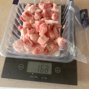 Migros'tan 250g Kuzu Kuşbaşı Siparişimde 168g Yağlı Kısmı Aldım