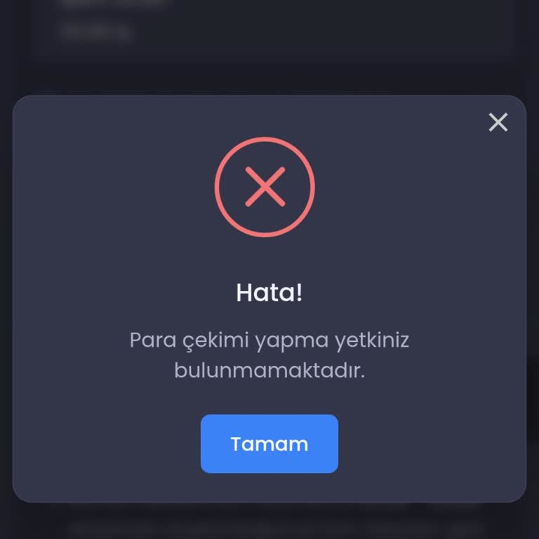 Hesabım Haksız Şekilde Kısıtlandı Ve 2.700 TL Çekemiyorum