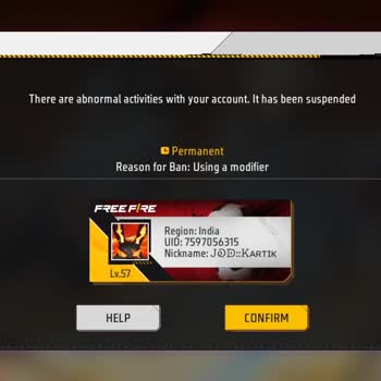Free Fire ID Banned for Hacking Despite Fair Gameplay