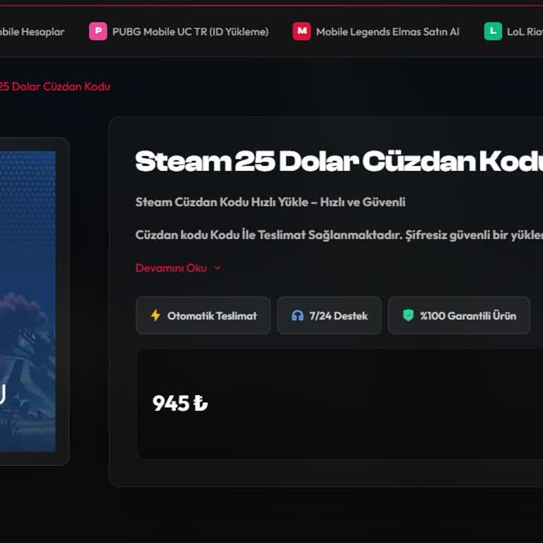 Söz Verilen 25 Dolar Steam Kodu Yanıltıcı, 2,5 Dolar Teslim Edildi