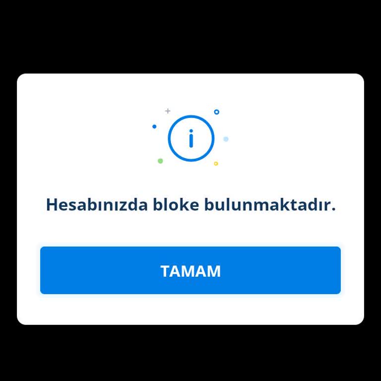 Gold Master Kartımda Açıklanmayan Blokaj Ve Kullanılamama