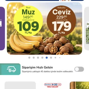 Carrefour Uygulamasındaki Muz Fiyatı Farkı