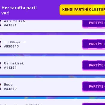 PK XD Afterverse'da Çocukları Rahatsız Eden Uygunsuz Parti Ve Kullanıcı Adları