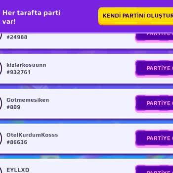 PK XD Afterverse'da Çocukları Rahatsız Eden Uygunsuz Parti Ve Kullanıcı Adları
