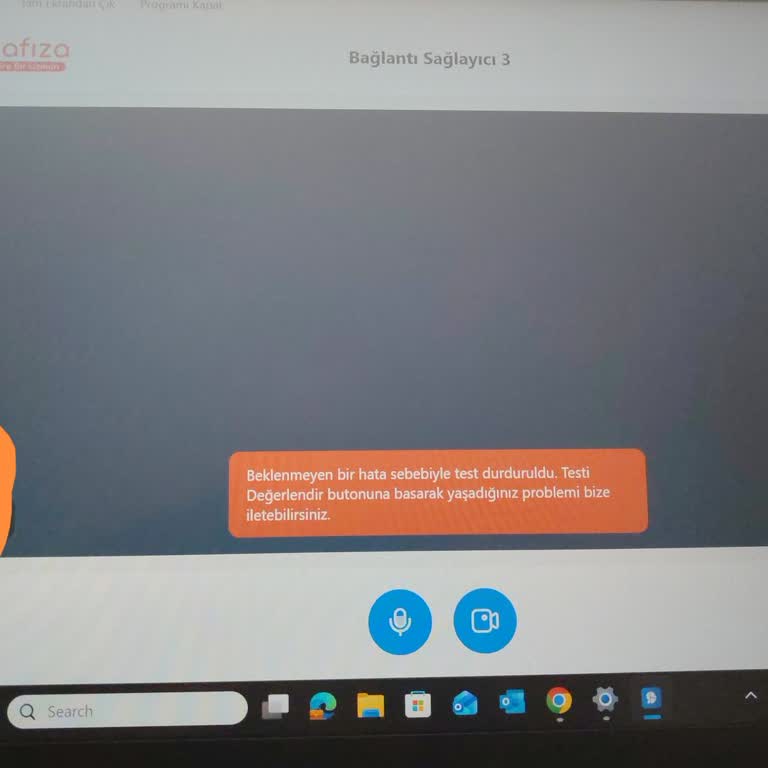 Canlı Koçluk Görüşmesi Açılmadı, Teknik Destek Yardımsız
