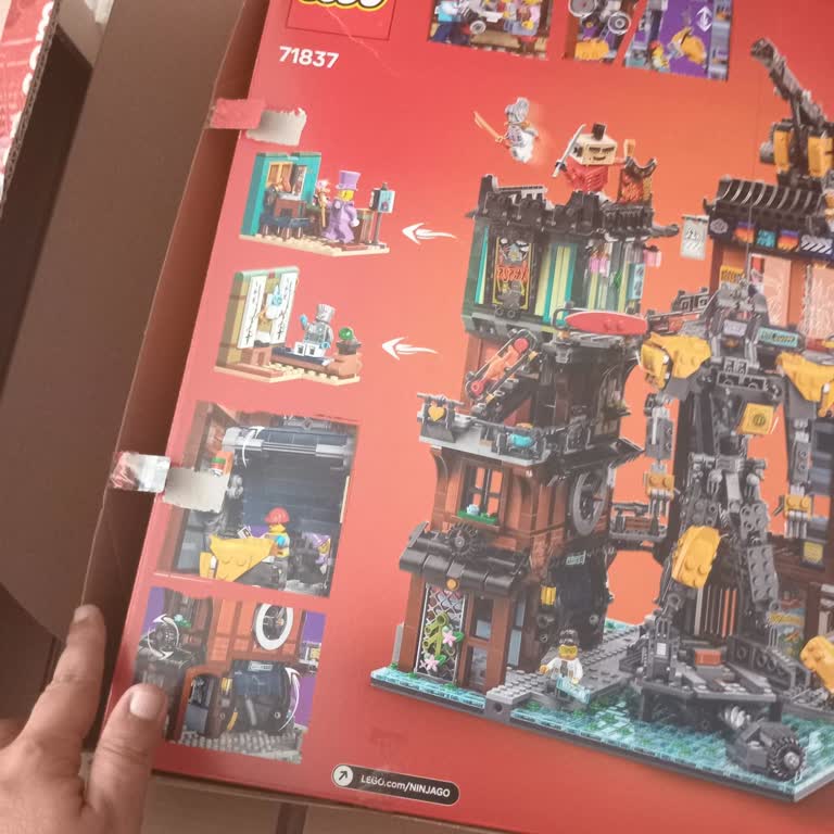 Kutusu Açılmış Ve Koruma Bandı Bozulmuş Koleksiyonluk Lego Seti
