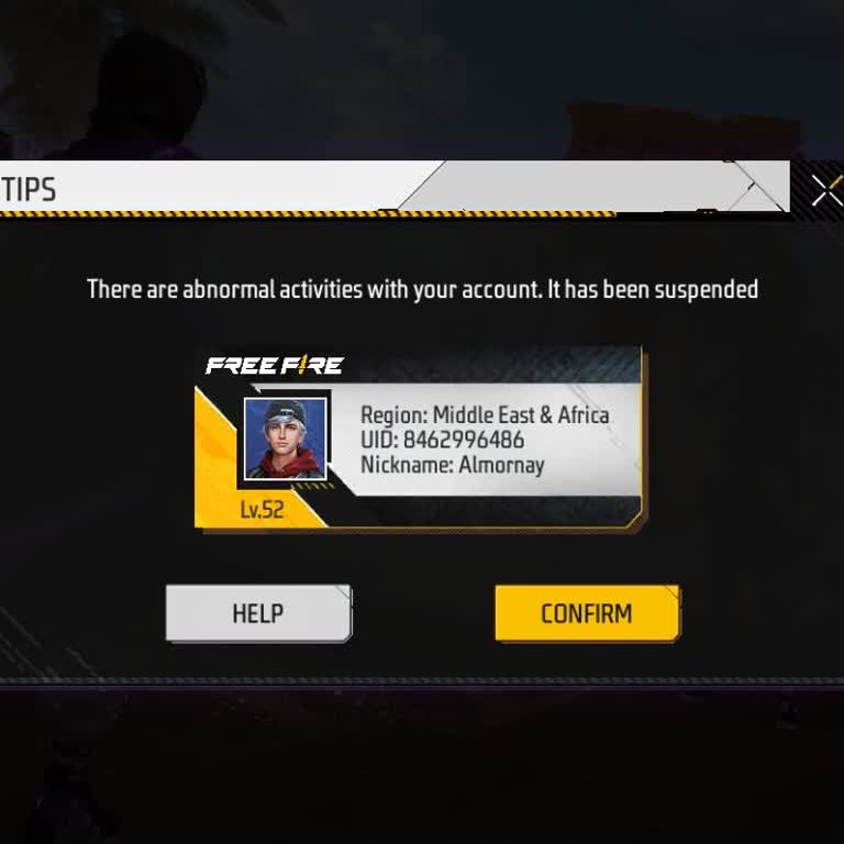 My FF ID Was Suspended