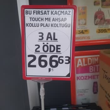 Migros Şubesinde 3 Al 2 Öde Kampanyasında Yanıltıcı Etiketleme