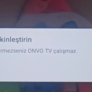 Onvo TV Kilitlenme Sorunu