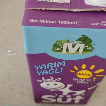 Migros Sütün İçinden Çıkan Belirsiz Şeyler