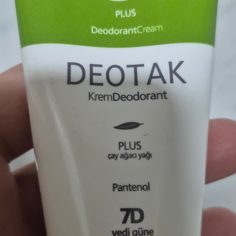 Deotak Krem Deodorant Plus Çay Ağacı Yağı'ndan Şişlik Ve Şiddetli Ağrı