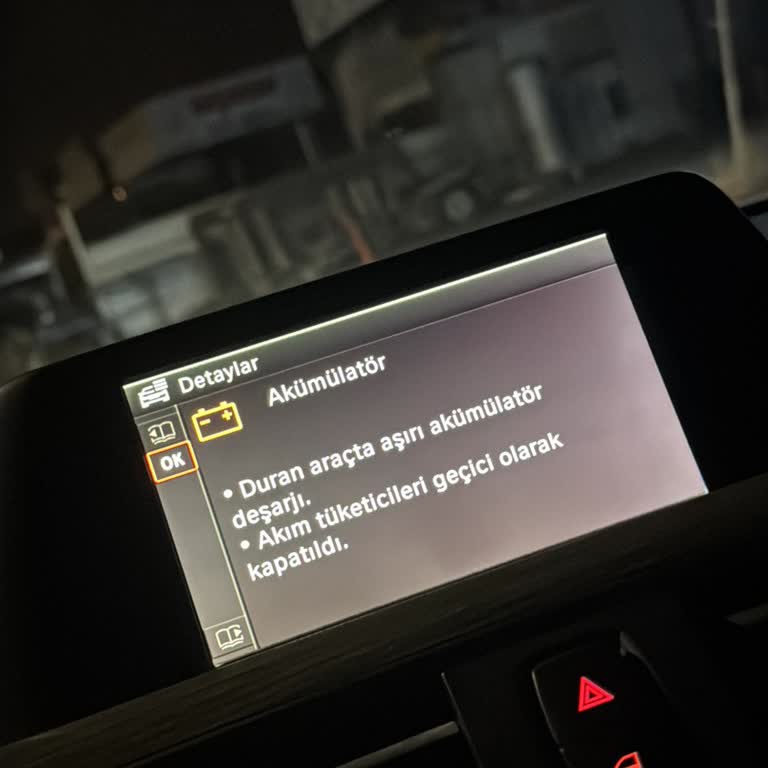 BMW 3.20d Modelinde Sürekli Akü Deşarjı Ve Uyarı Sorunu, Yetkili Servis Yokluğu