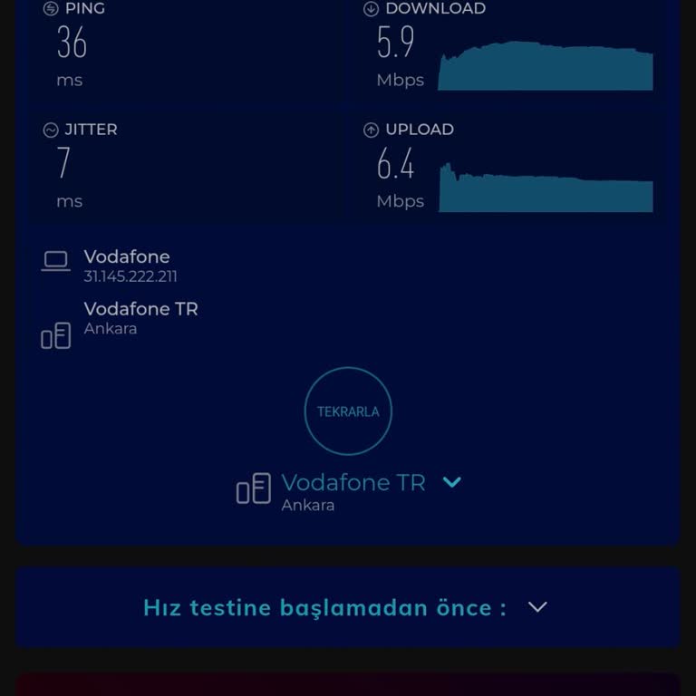 Vodafone Net 100 Mbps Söz Verilen Hızın 5 Mbps Olması Ve Cayma Bedeli Talebi