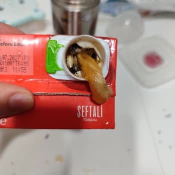 Jucy Şeftali Nektarında Bebek İçin Tehlikeli Kontaminasyon