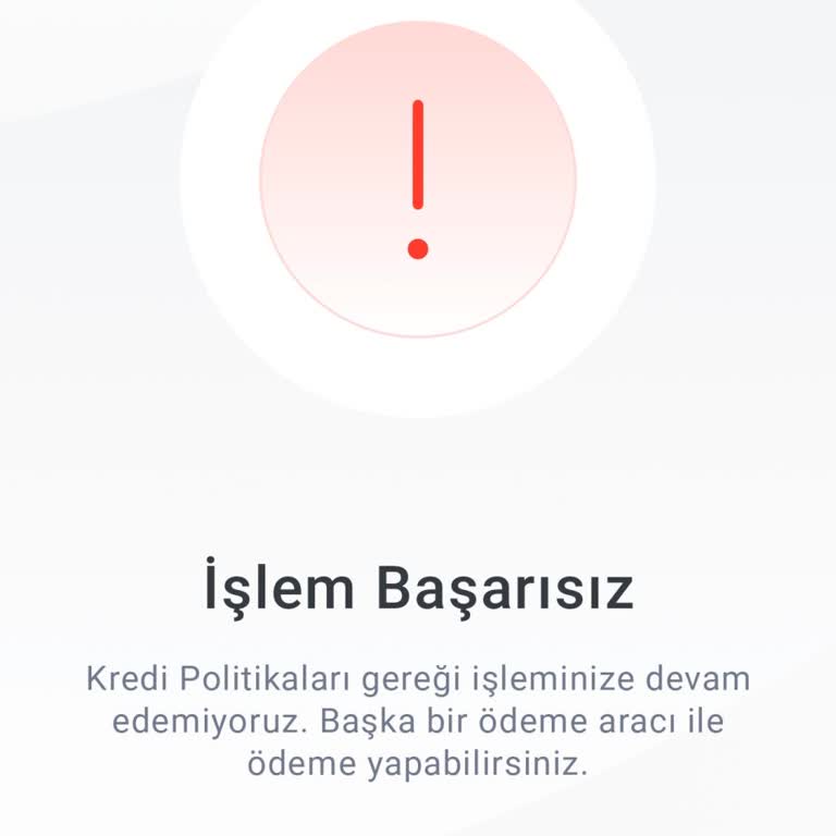 Veresiye Limitinin Kullanılamaması Ve Sistem Hatası