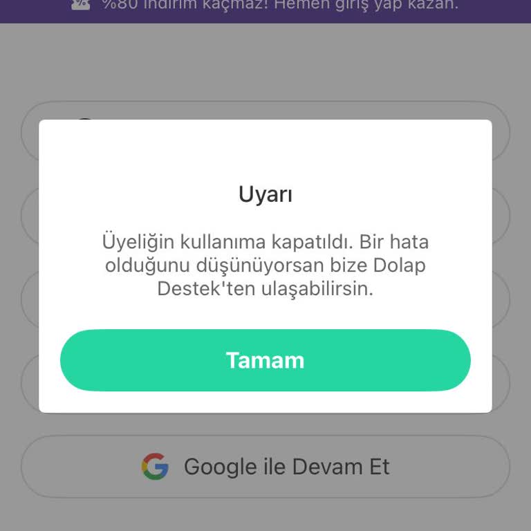 Yanlış Çoklu Hesap Sebebiyle Kapatılan Hesabımın Yeniden Açılmasını İstiyorum