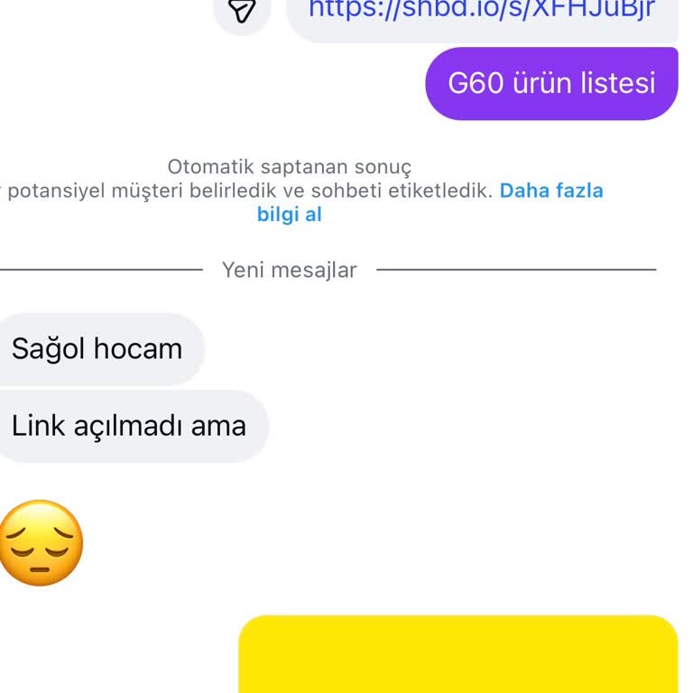 Sahibinden.com’da İlan Linklerinin Paylaşımında Açılmama Sorunu Ve Çözüm Talebi