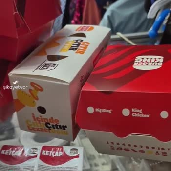 Burger King Siparişin Yanındaki Sos Saçmalığı
