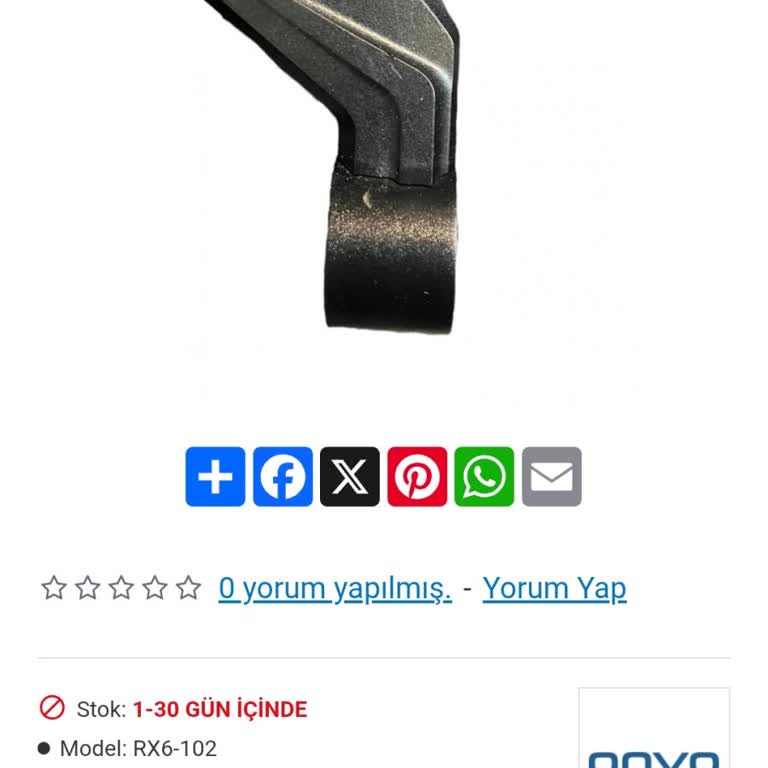 Orijinal Gaz Kolu Temin Edilememesi Onvo Rx6 Plus Kullanıcılarını Mağdur Ediyor