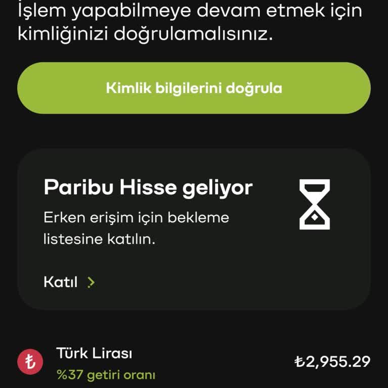 Paribu’da Kimlik Doğrulama Yöntemi Sınırlı, Hesabım Kilitlendi