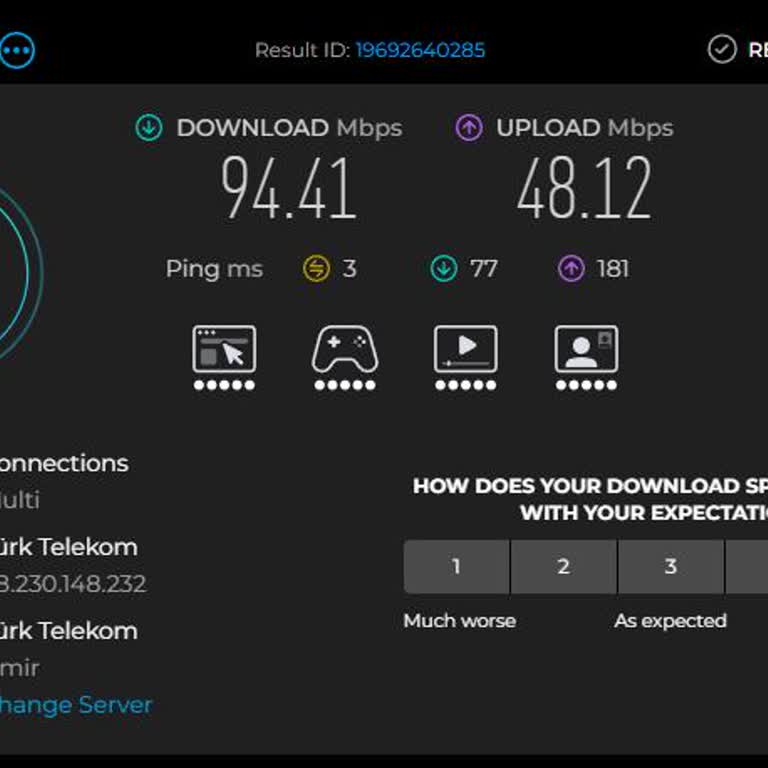 Türk Telekom Prime Hizmetinde 1000 Mbps Vaat Edilmesine Rağmen Sadece 100 Mbps Alıyorum