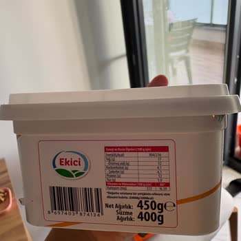 Ekici Tam Yağlı Süzme Peynirinde Bozulmuş Tat Ve Sağlık Endişesi