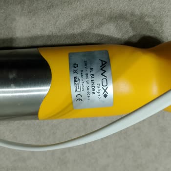 Awox Tulipso El Blenderi Kırılan Siyah Kavrama İçin Yedek Parça Talebi
