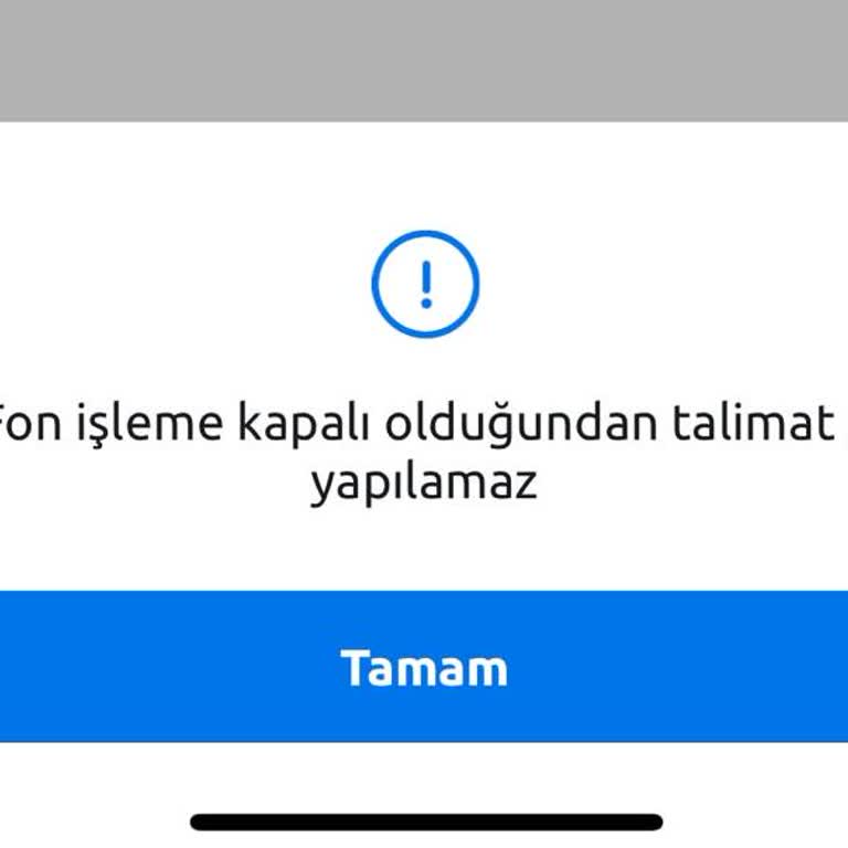 Nkolay Mobil Uygulamasında 508 Hata Kodu İle Fon Satış Emri Reddi Ve Yatırımcı Mağduriyeti