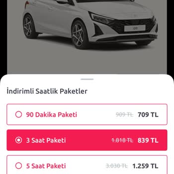 İndirimli Saatlik Pakette Kilometre Ücreti Açıklanmadığı İçin Şikayet