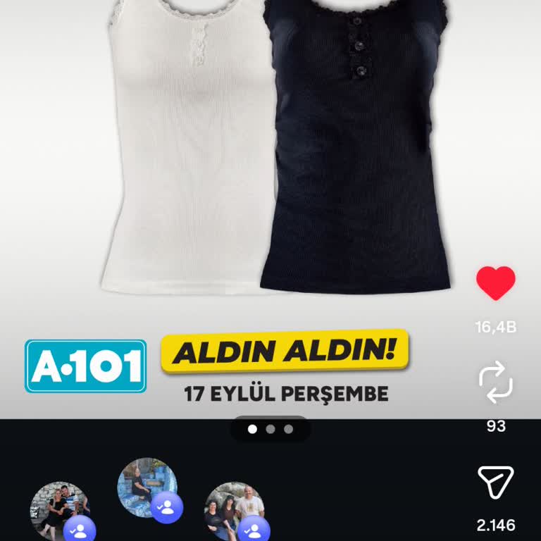 Instagram'da 99 TL Duyurduğu Kadın Kaşkorse Düğmeli Atlet Mağazalarda Yok