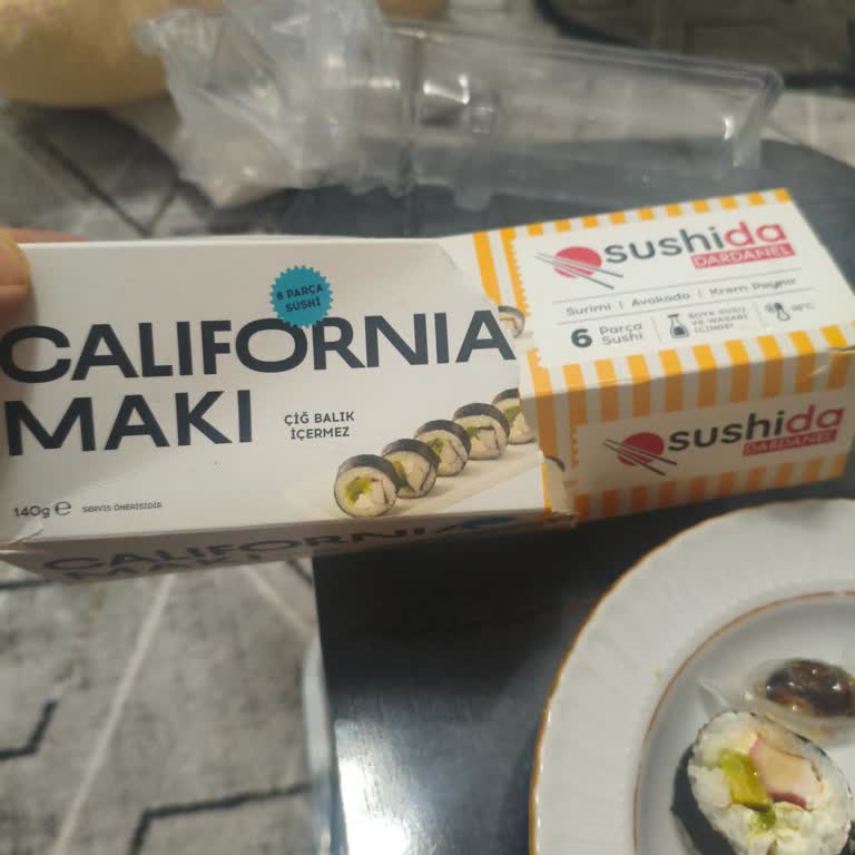 A101 Diyarbakır Şubesinde Dardanel Maki Sushi Paketi Eksik Parça Çıktı