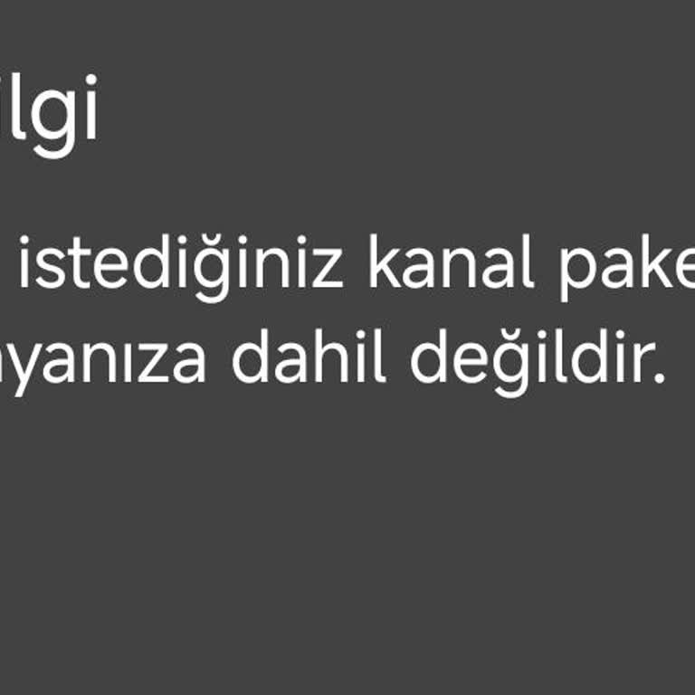 Digiturk Maç Paketi İzlenmiyor Ve Ek Ücret İsteniyor