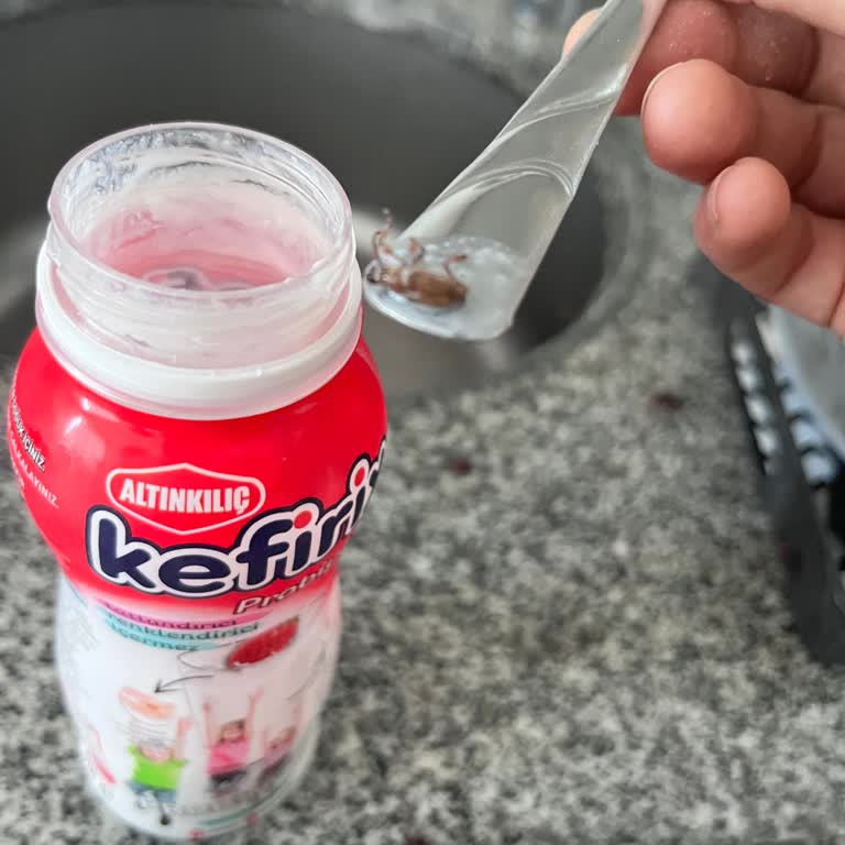 Kefirde Böcek Benzeri Yabancı Madde Çocuk Sağlığını Tehdit Ediyor