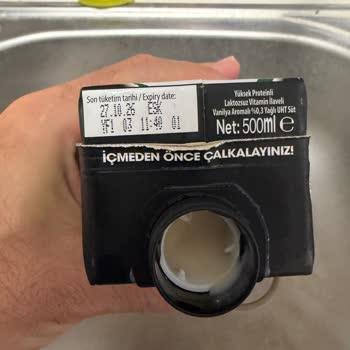 Tarihi Geçmemiş Vanilyalı Protein Sütlerinde Yoğun Ve Bozulmuş Kıvam