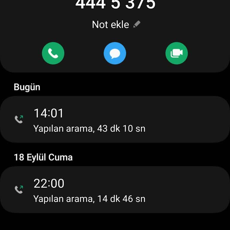 43 Dakika Süren Çağrımda Tekrar Tekrar Yanlış Birimlere Aktarılmam
