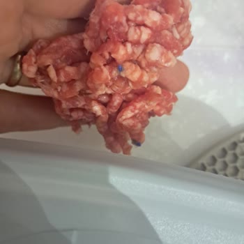 Kıyma İçinde Mavi Eldiven Parçaları Bulunduğu İçin Sağlık Riski Ve İade Talebi