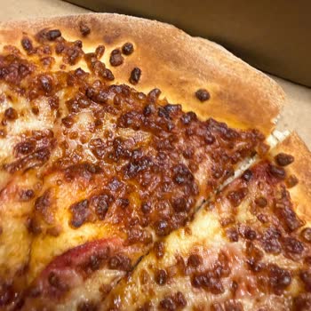Yanık Peynirli Pizza Ve Küçük Patates Porsiyonu Üzerine Şikayet