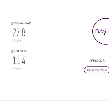 Sözleşmede Verilen 100 Mbps Hızının Gerçekleşmemesi