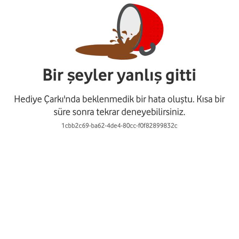 Vodafone Yanımda Hediye Çarkı Hatası: Erişilemiyor
