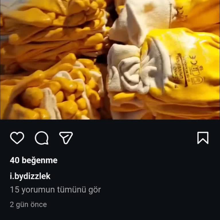 Ödenen İş Eldivenleri Gönderilmedi Ve İade Talebi