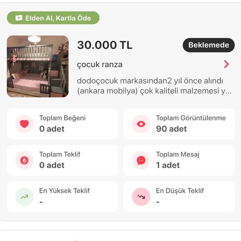 Ödeme Yaptığım İlan Yayına Alınmadı, Hemen Yayına Alınması Veya Tam İade İstiyorum