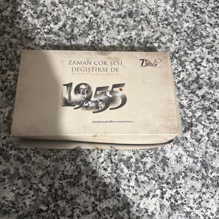 Nur Pastanesi'nde Kutunun Ağırlığı Ürün Tartısına Dahil Ediliyor
