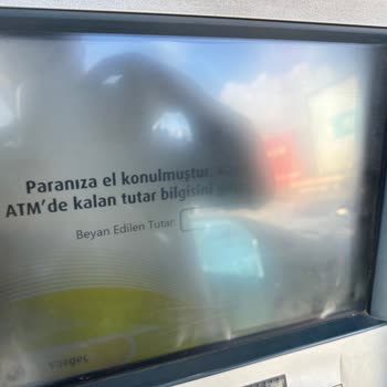 VakıfBank ATM'de Para Yatırma İşleminde El Konulması