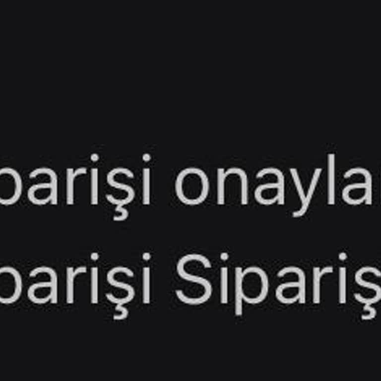 Kargo Bilgisi Yok Ve 2000 TL'lik Sipariş Teslim Edilmedi